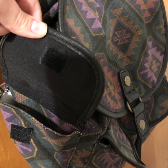 Aztec Drawstring Backpack Bag - Picture 3 of 5